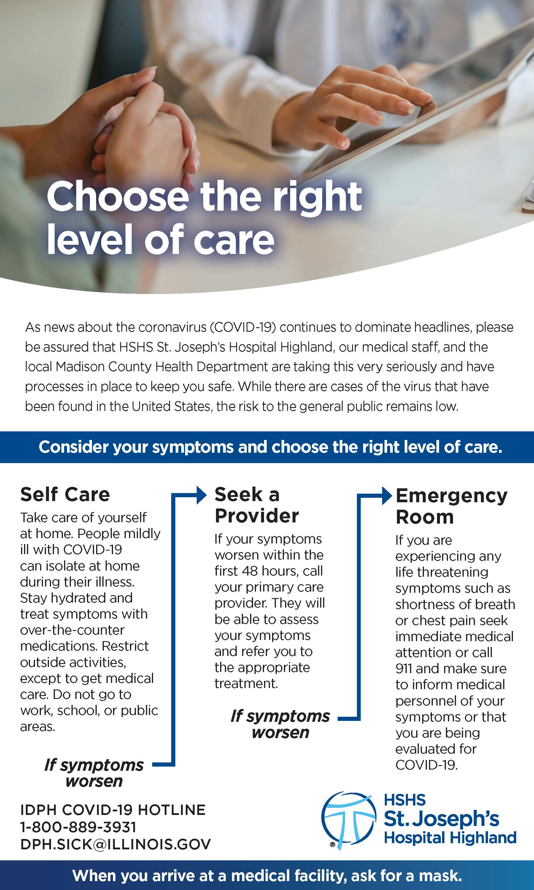 CORVID Symptom Decision HSHS